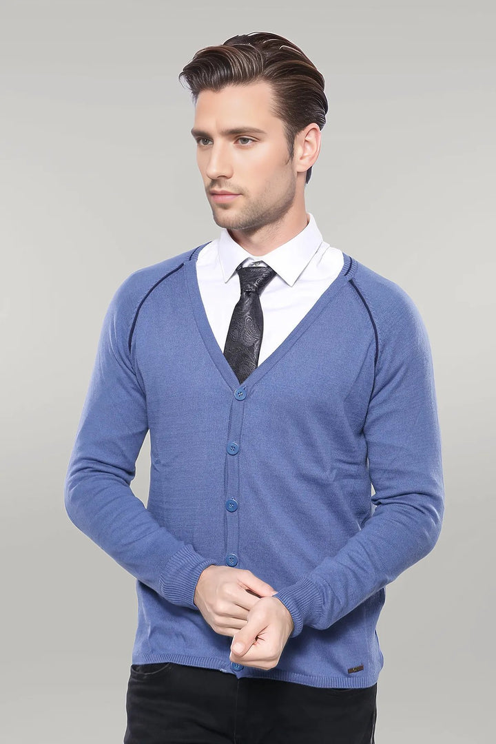 Blue Cotton Knitwear - Wessi