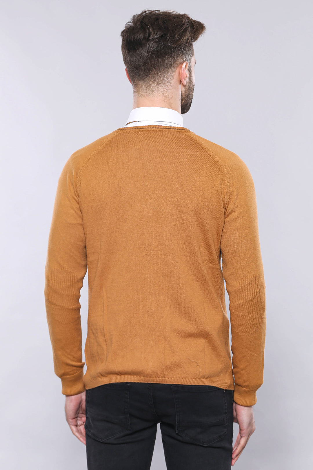 Suéter tipo cárdigan para hombre Tawny | wess