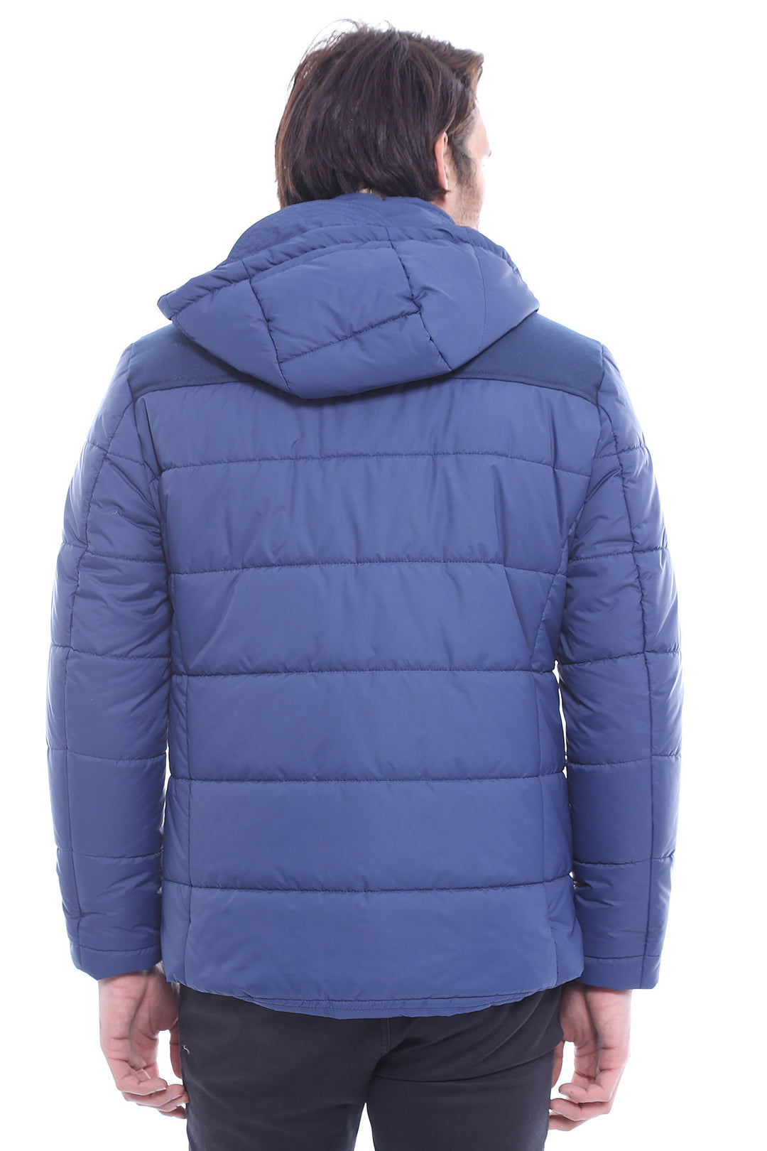 Cappotto da uomo blu navy Puffer - Wessi
