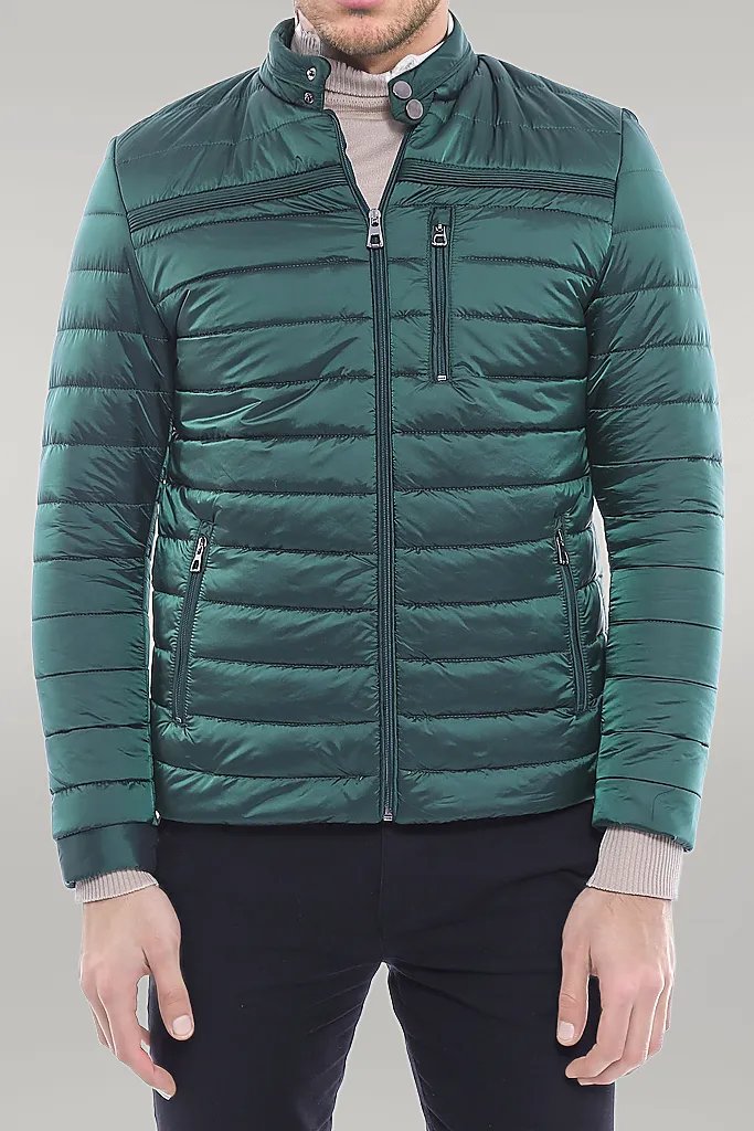 Abrigo de plumón verde para hombre - Wessi