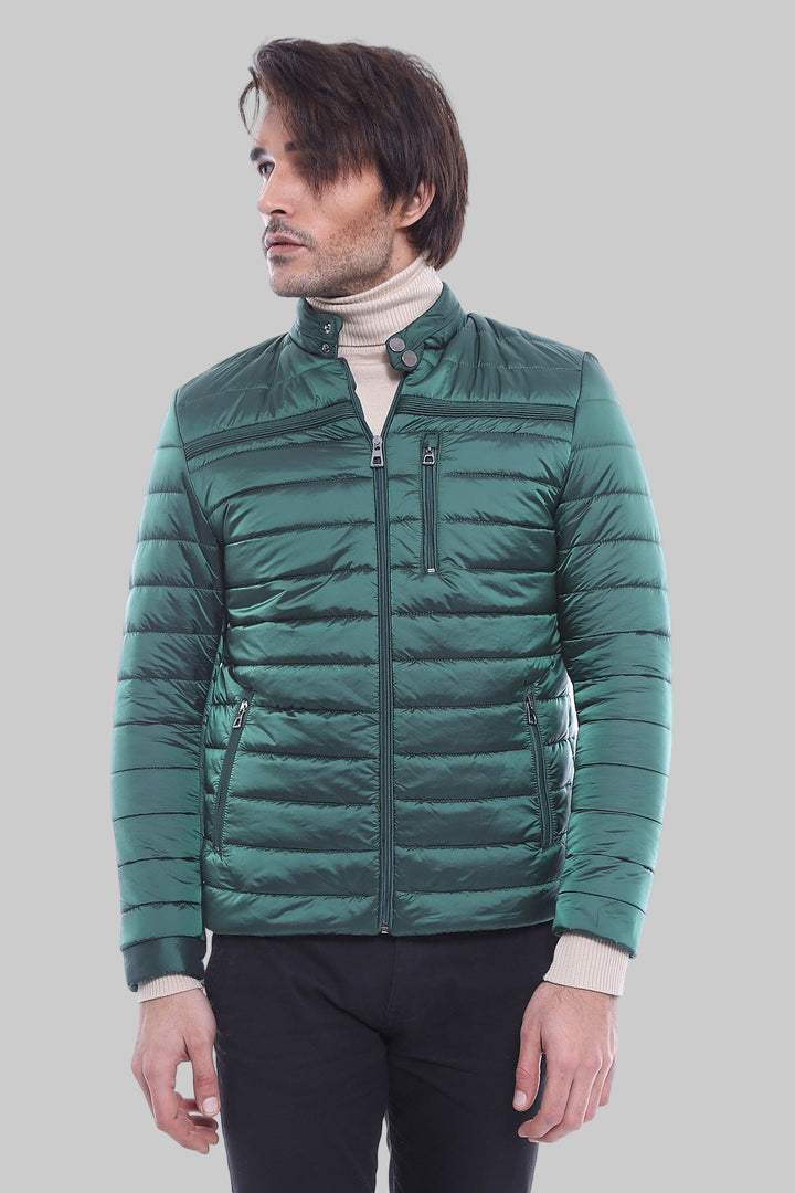 Green Down Men Coat - Wessi