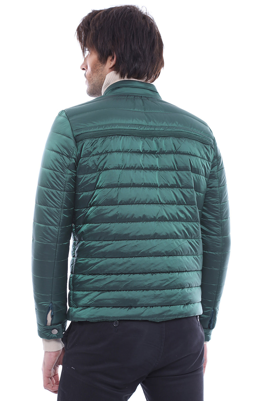 Abrigo de plumón verde para hombre - Wessi