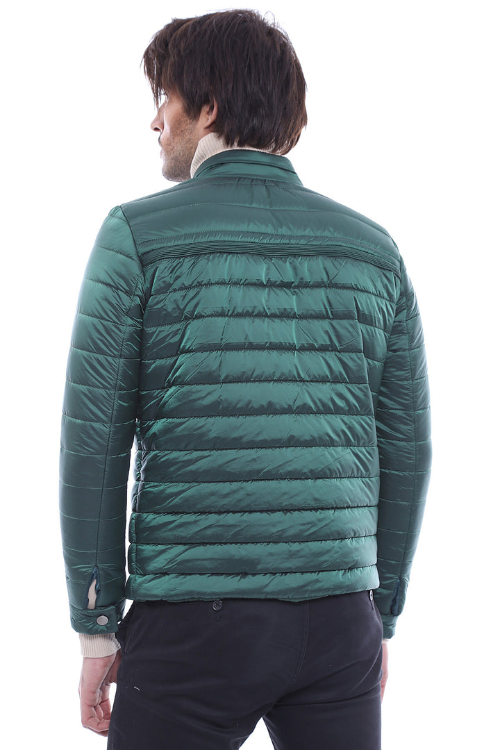 Abrigo de plumón verde para hombre - Wessi