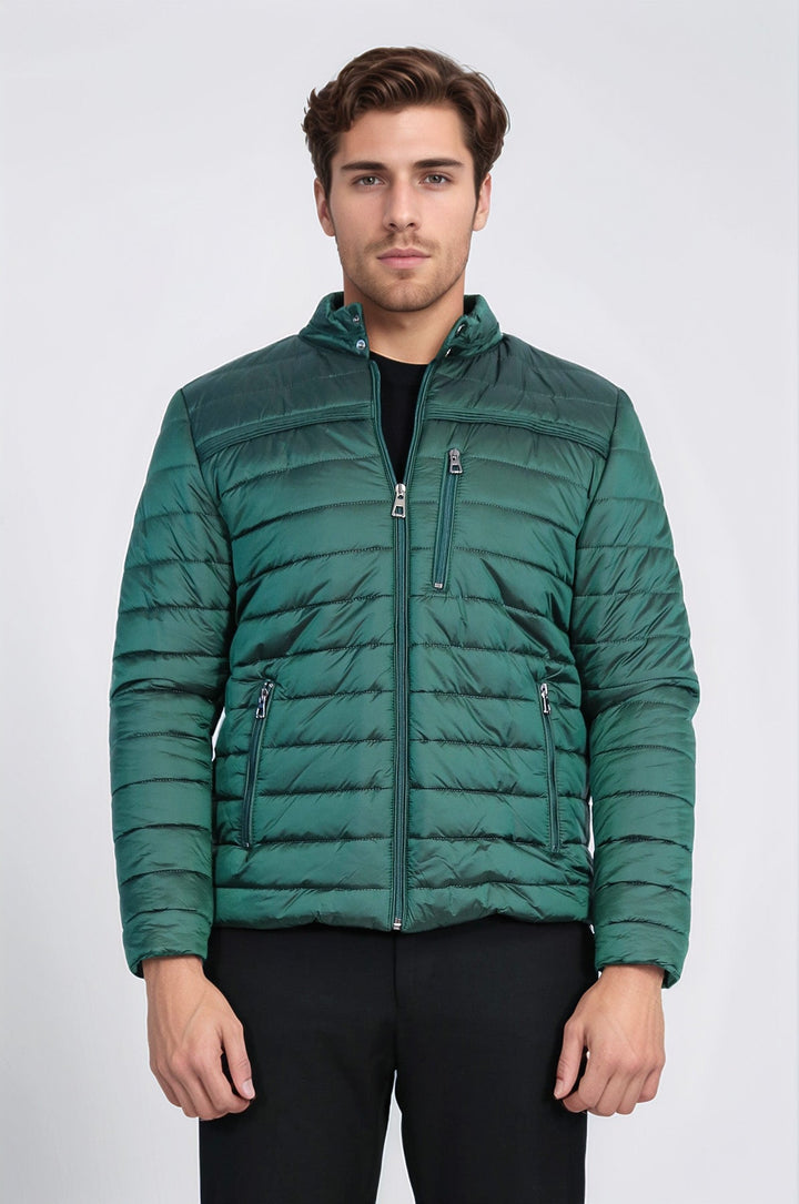 Green Down Men Coat - Wessi