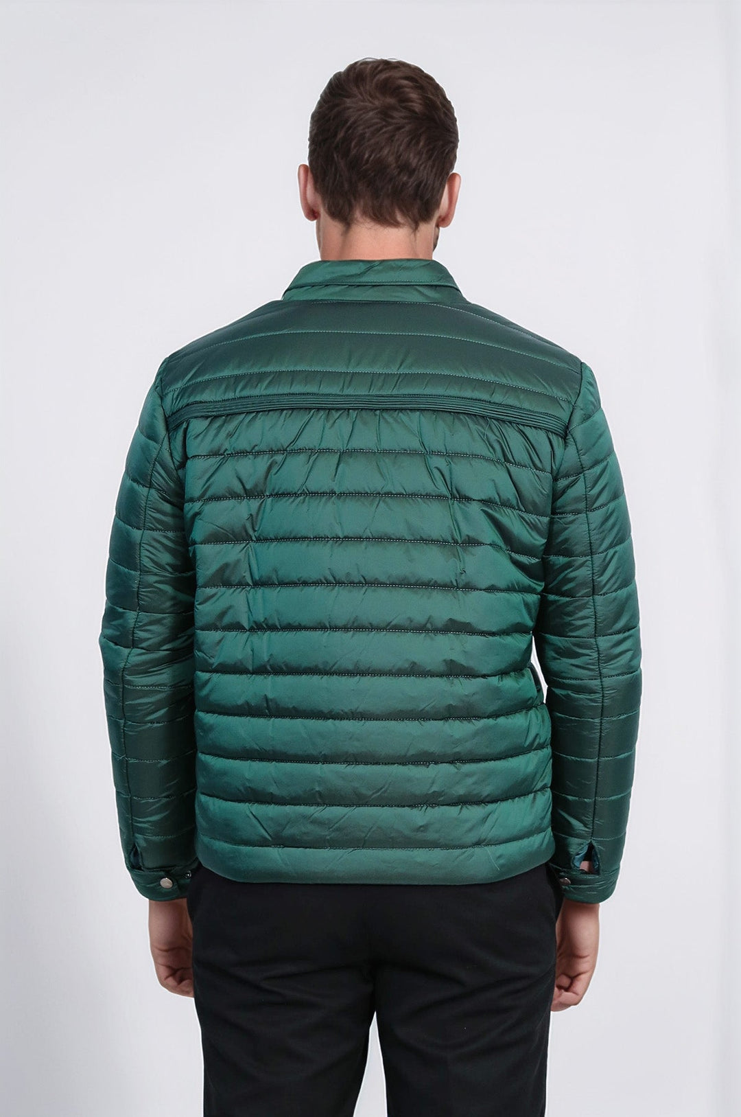 Green Down Men Coat - Wessi