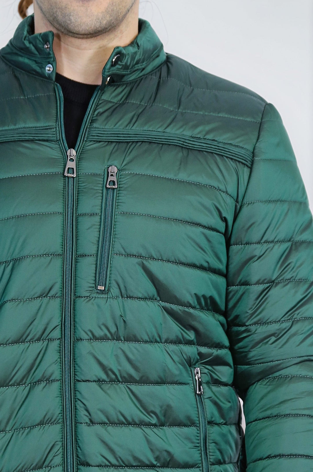 Green Down Men Coat - Wessi