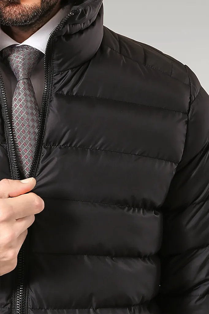 Black Short Men Down Jacket | Wessi