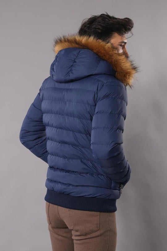MANTEAU GONFLABLE AVEC CAPUCHE FOURRURE|WESSI