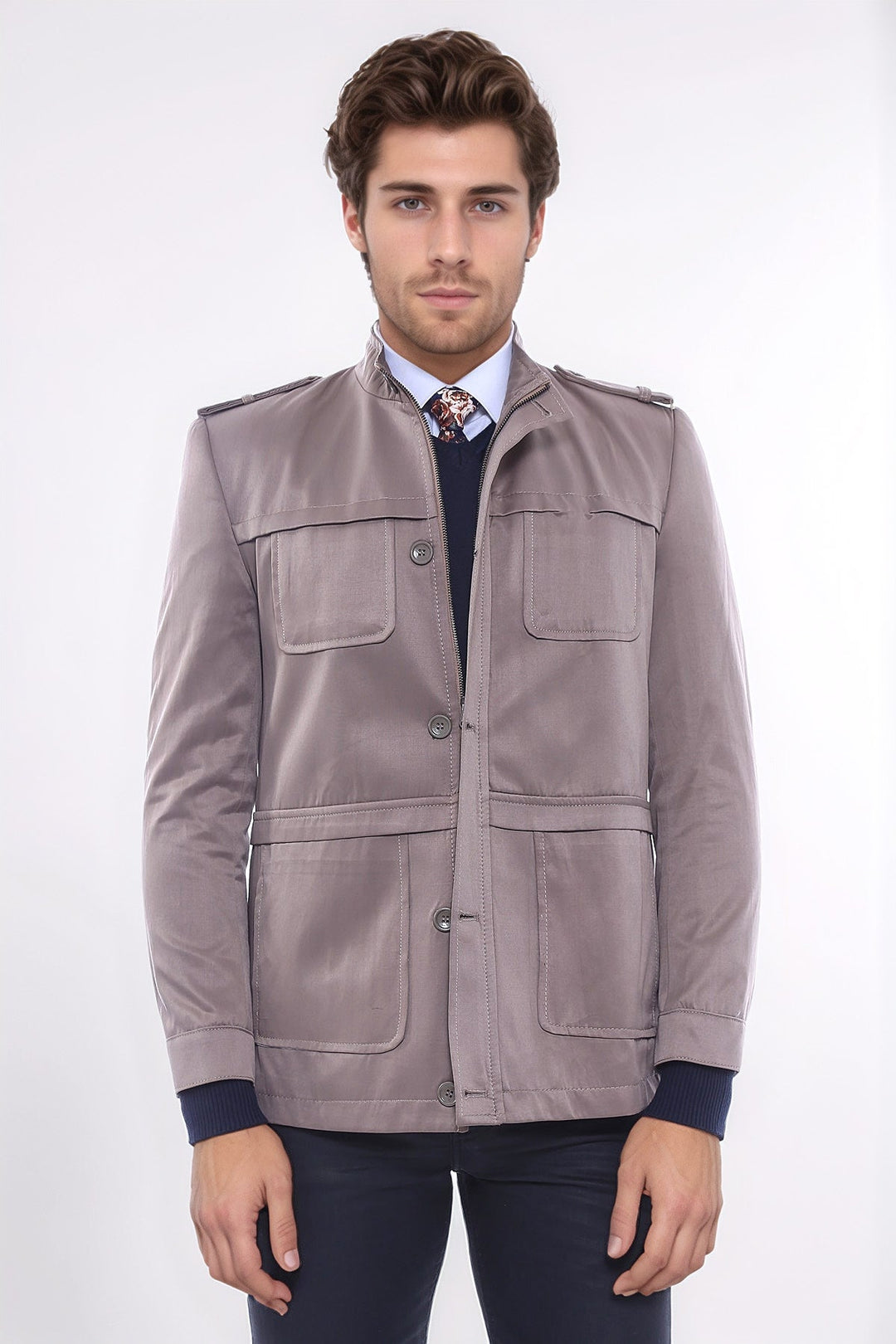 Men's Beige Trench Coat | Wessi