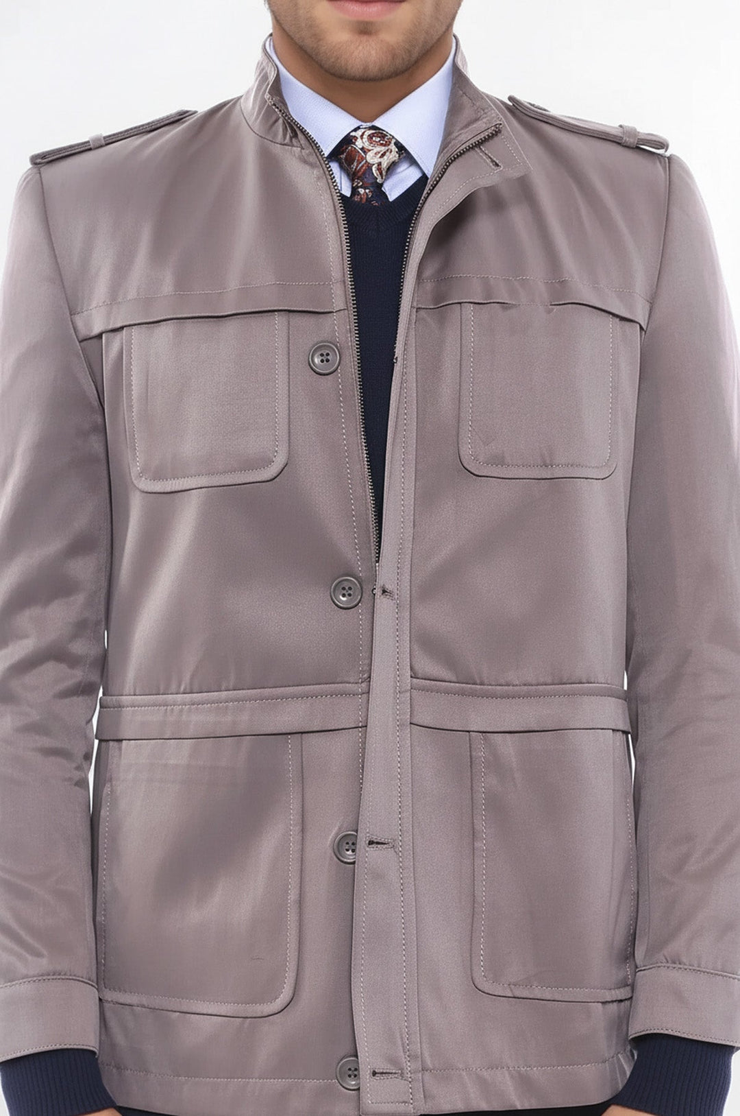 Men's Beige Trench Coat | Wessi