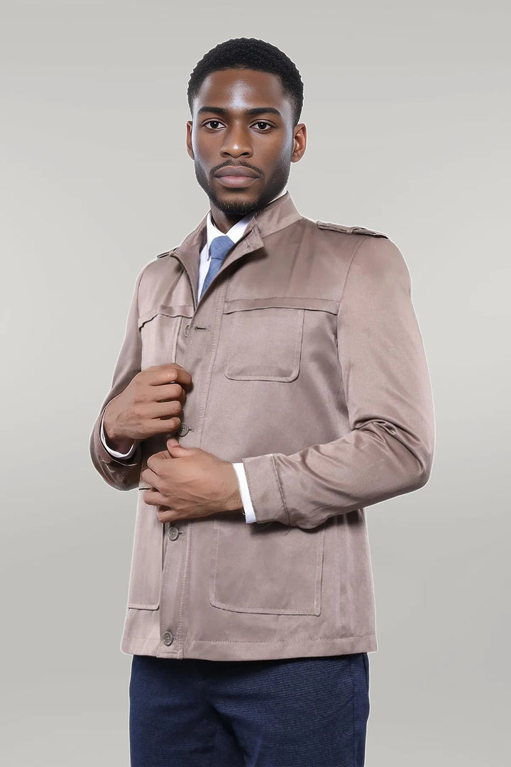 Men's Beige Trench Coat | Wessi