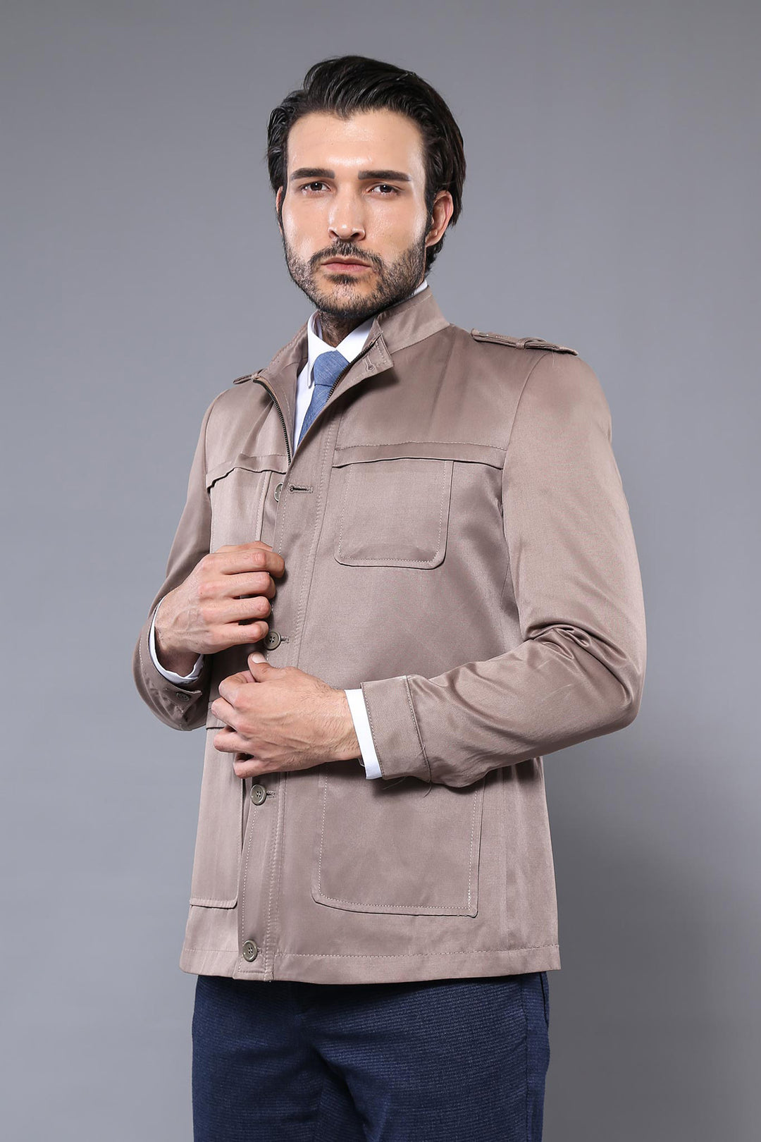 Trench beige da uomo | Wess