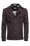 4 Buttons Brown Coat - Wessi