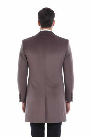 Manteau en vison à revers pointus pour homme - Wessi