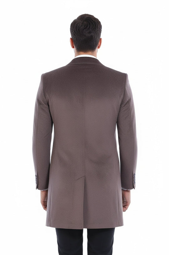 Manteau en vison à revers pointus pour homme - Wessi