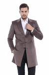 Peak Lapel Mink Men Coat - Wessi