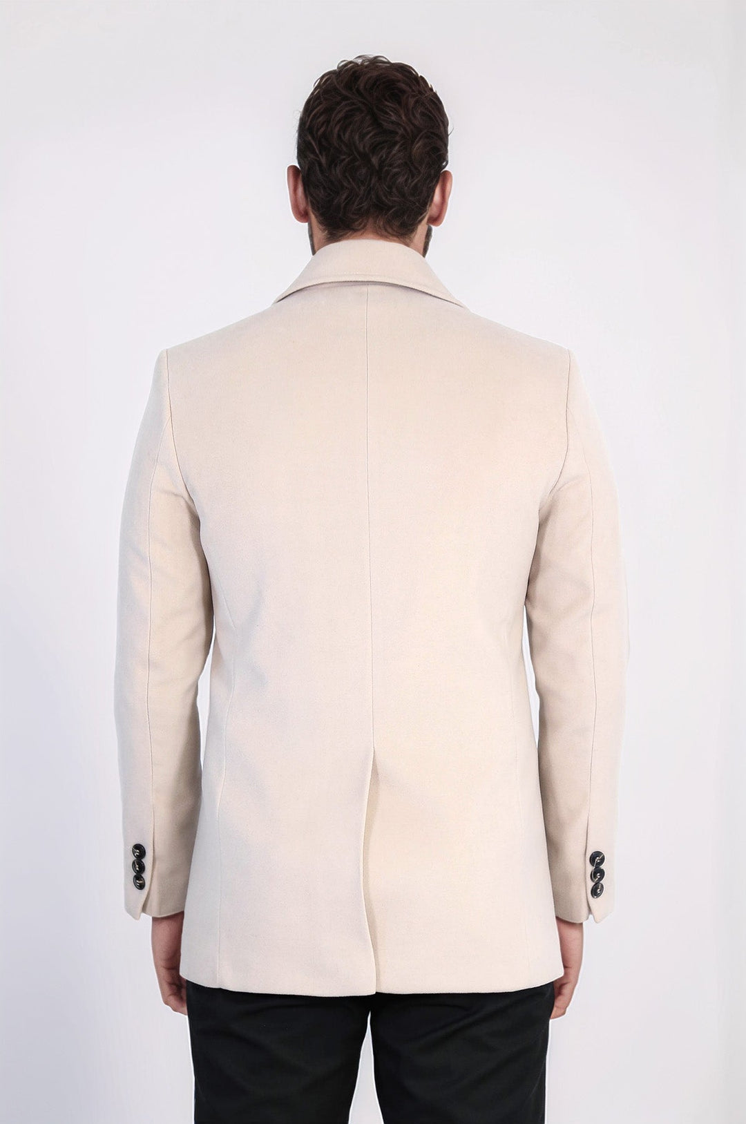 Double Breasted Cachet Cream Color Coat - Wessi