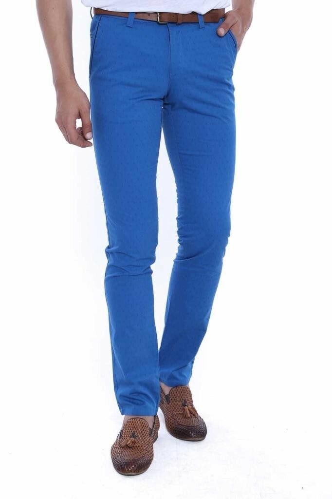 Pantaloni da uomo Sax Blue 5 tasche - Wessi