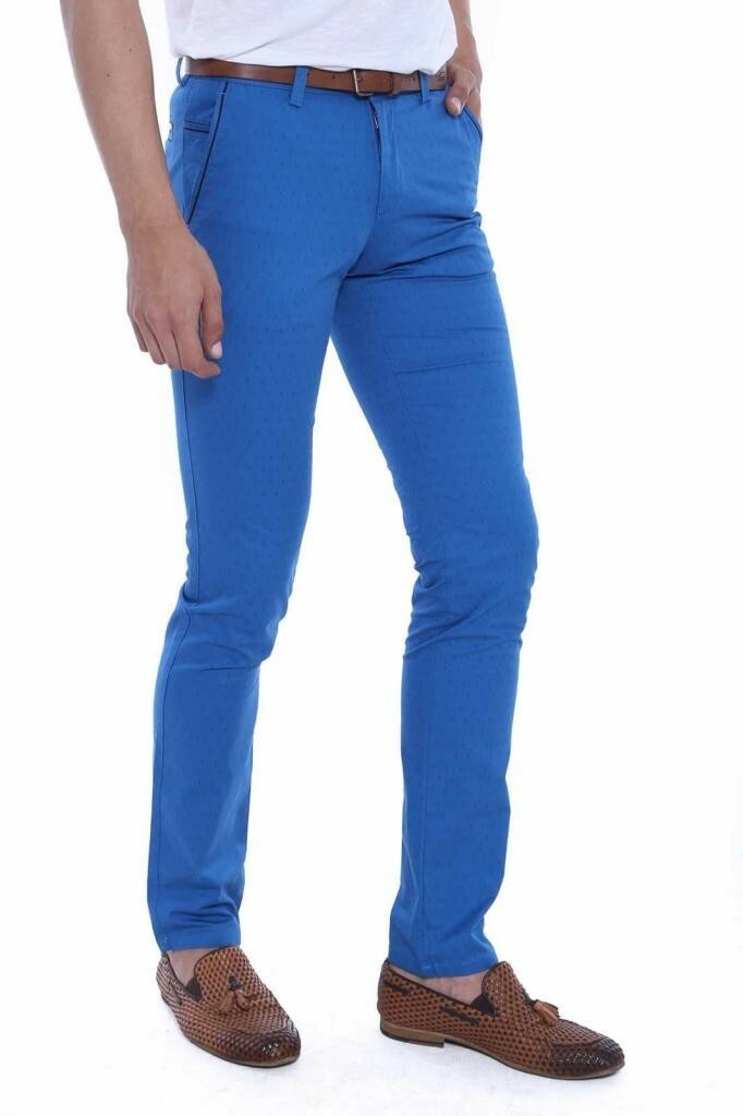 Pantaloni da uomo Sax Blue 5 tasche - Wessi