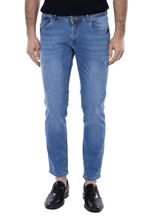 Washed Blue Men Jeans - Wessi