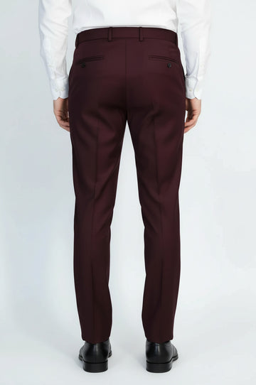 Plain Burgundy Men Trousers - Wessi – Wessi Plain Burgundy Men Trousers - Wessi – Wessi