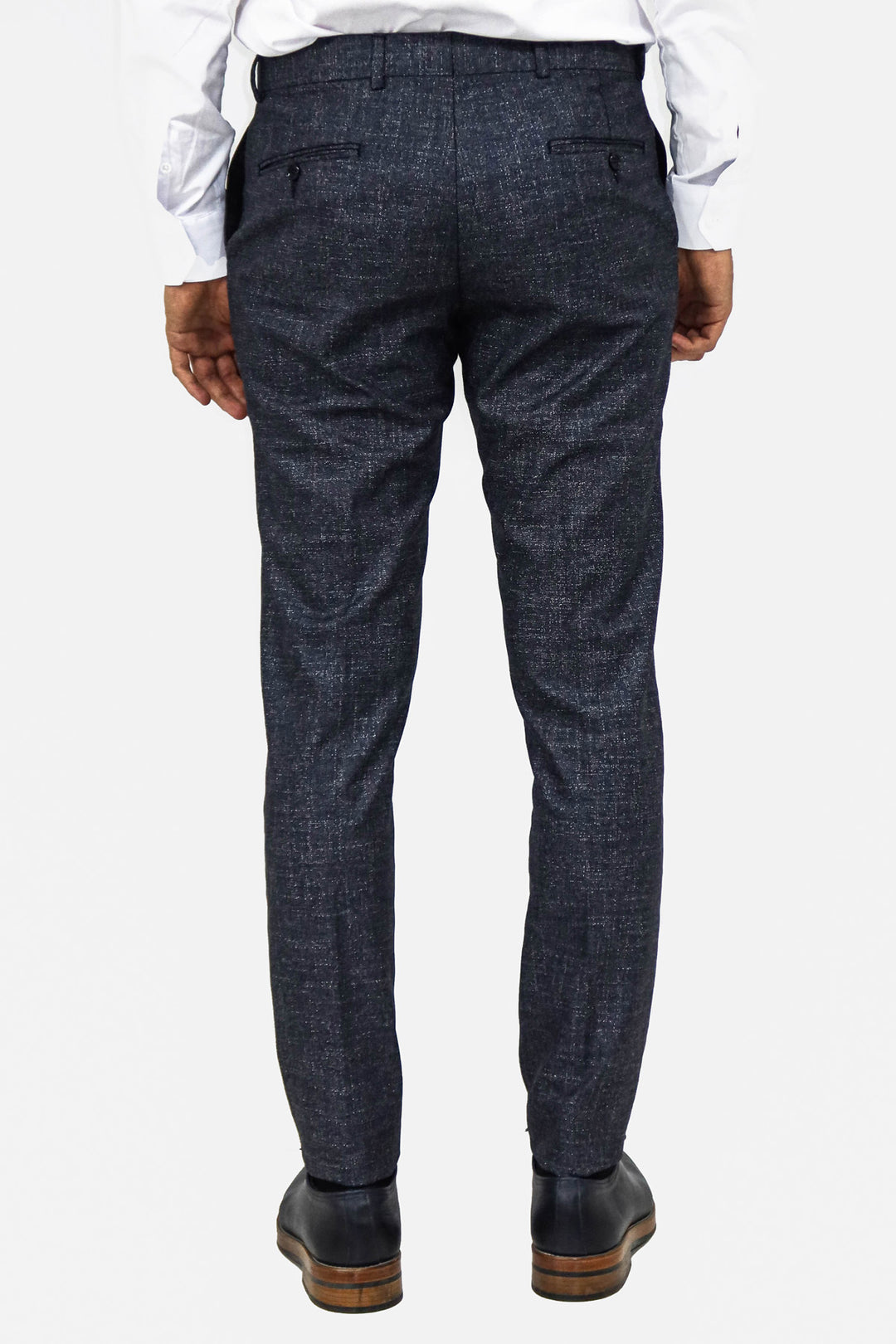 Pantalones de hombre azul marino lisos - Wessi