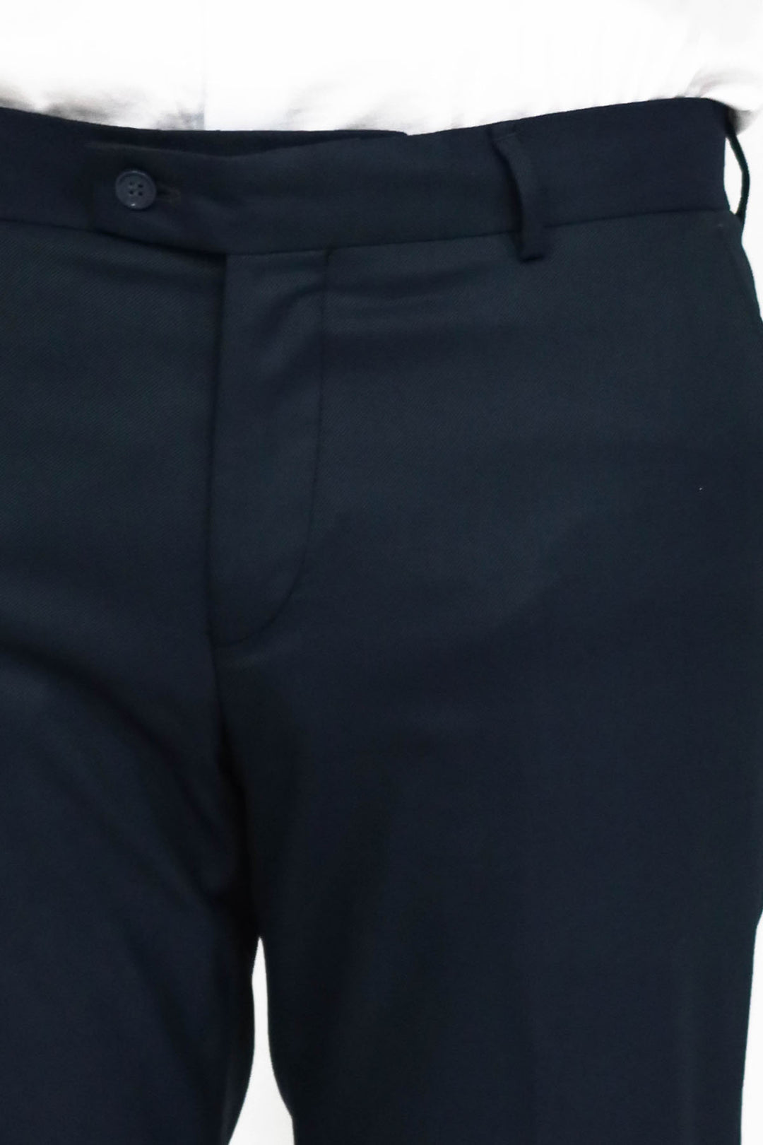 Pantalon Homme Vert Pétrole Texturé Coupe Slim - Wessi