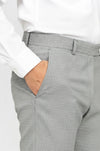 Plaid Grey Men Pants - Wessi