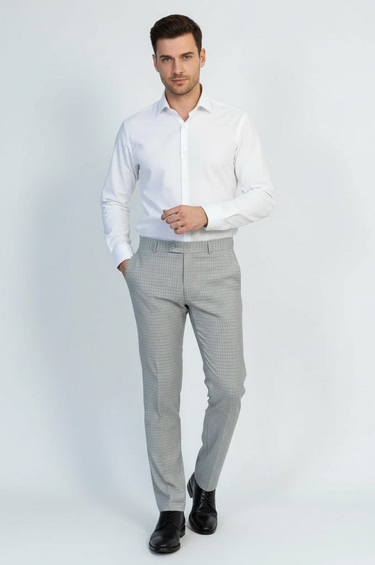 Plaid Grey Men Pants - Wessi Wessi - Discover Diversity Plaid Grey Men Pants - Wessi Wessi - Discover Diversity