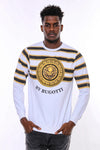 Sudadera Estampada Slim Fit Blanca - Wessi