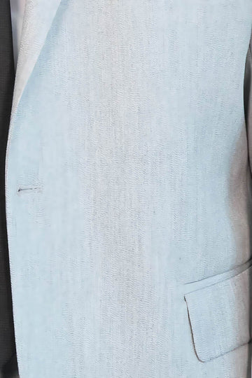 Traje de hombre 2 piezas liso slim fit gris claro - Wessi