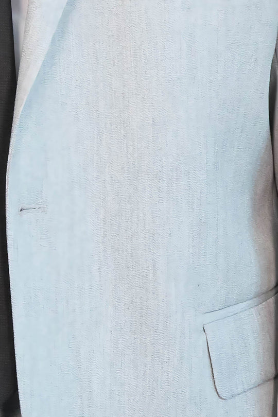 Traje de hombre 2 piezas liso slim fit gris claro - Wessi