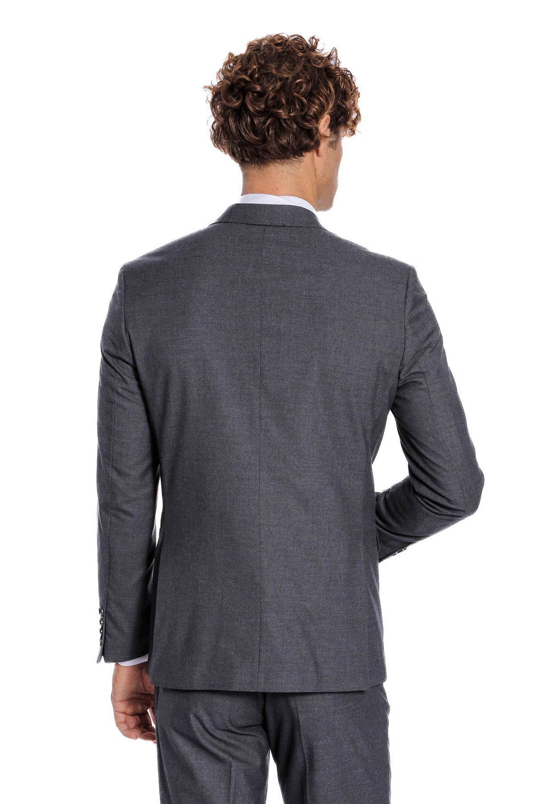 Costume 2 pièces gris pour homme à 2 boutons - Wessi