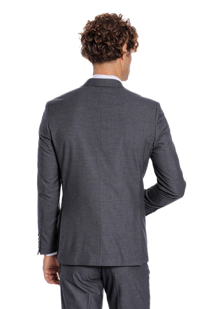 Costume 2 pièces gris pour homme à 2 boutons - Wessi
