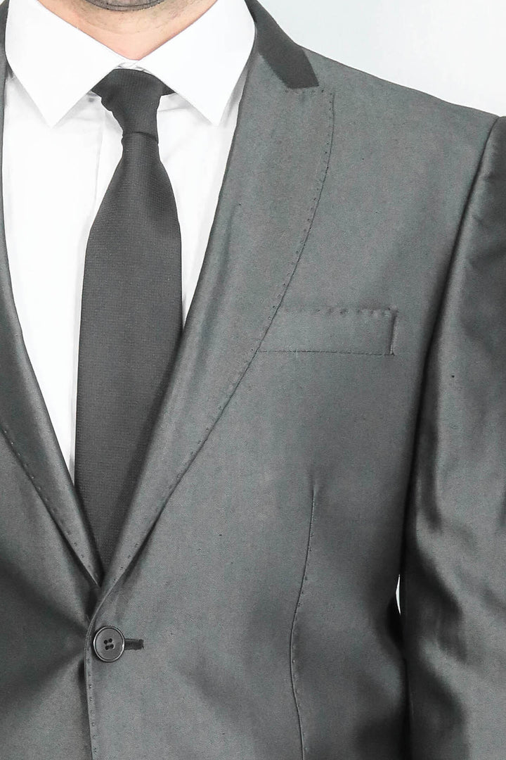 Costume homme anthracite brillant | Wess