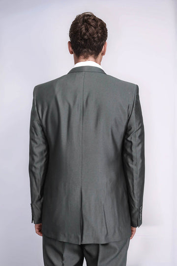 Traje de hombre antracita brillante | wess