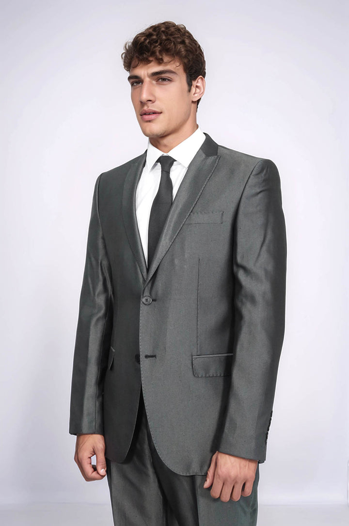 Costume homme anthracite brillant | Wess