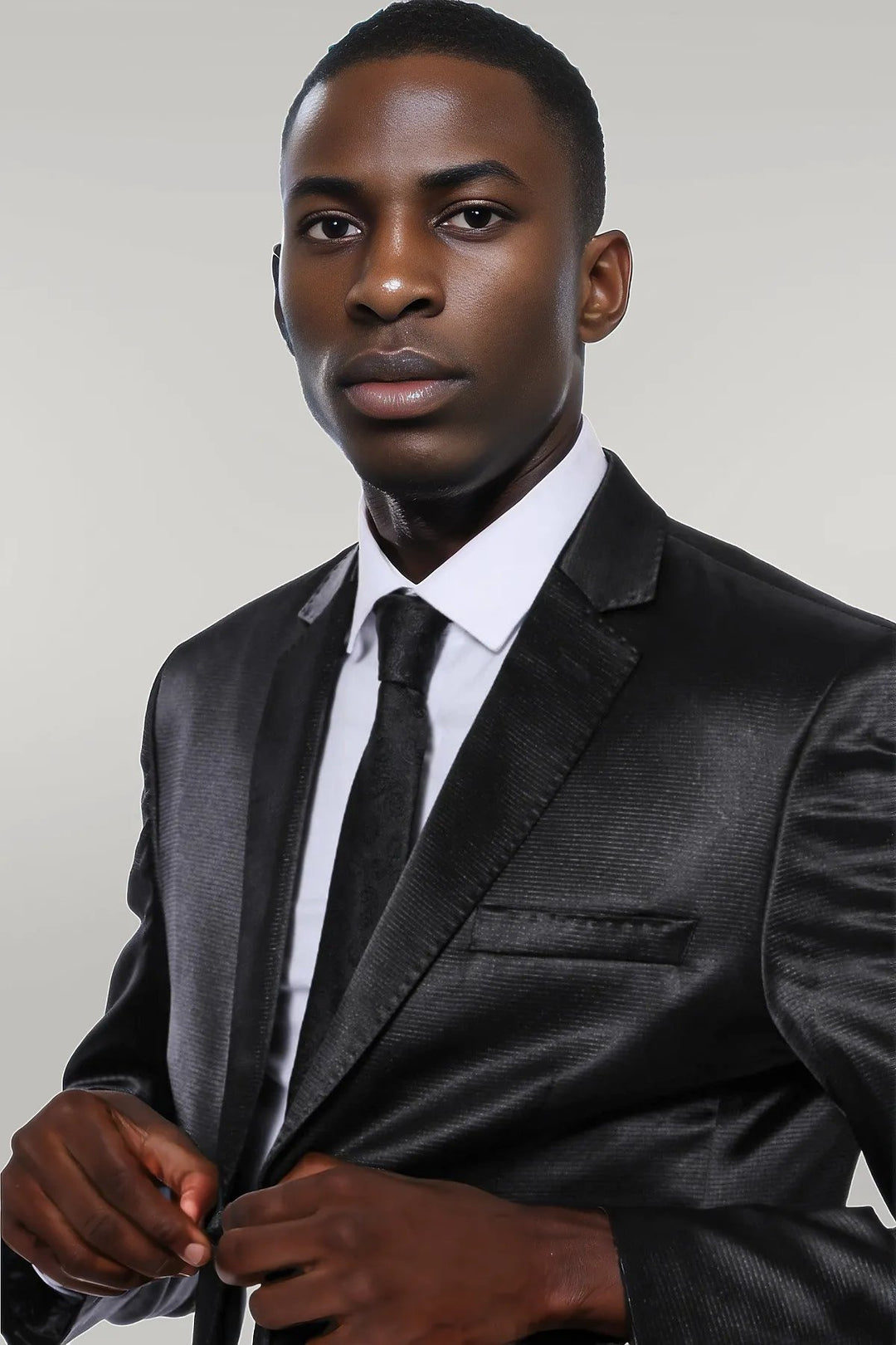 Combinaciones De Camisa Y Corbata Para Traje Negro De Corbata