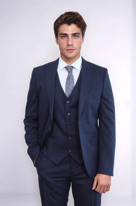 Men's Navy Blue Suits Wessi - Discover Diversity Men's Navy Blue Suits Wessi - Discover Diversity