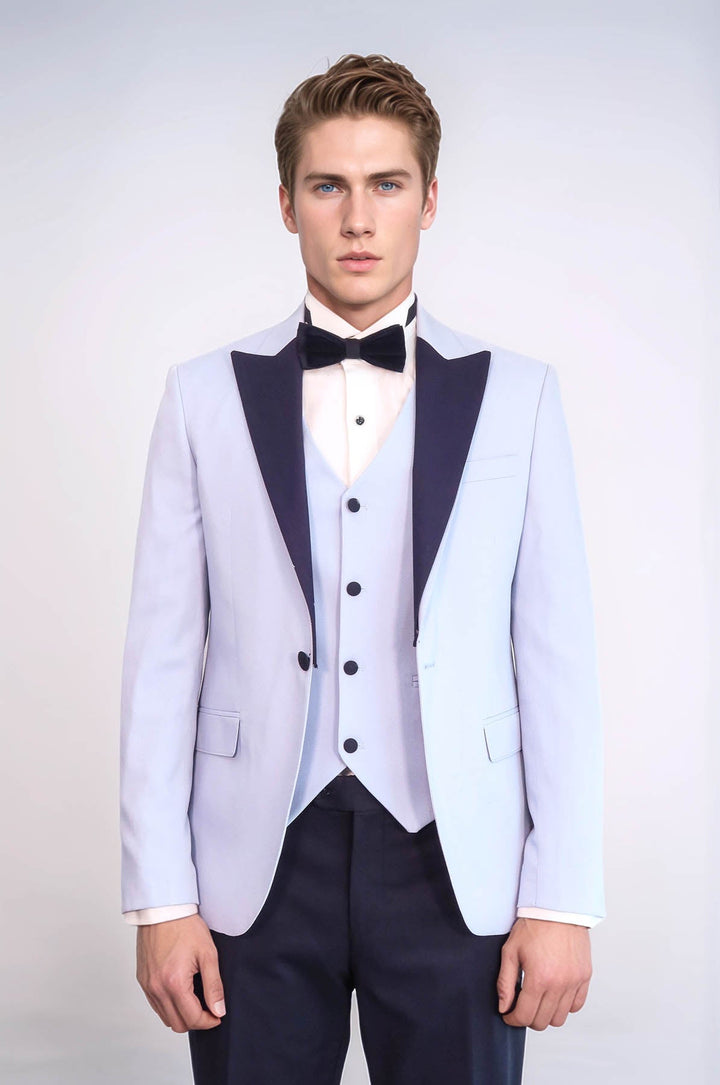 Costume de mariage bleu doux - Wessi