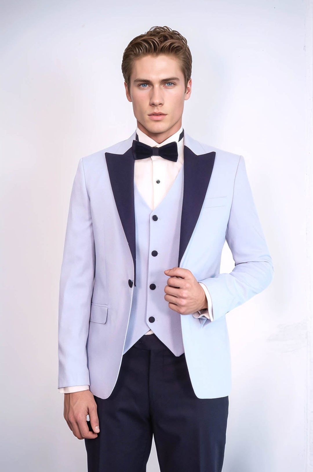 Costume de mariage bleu doux - Wessi