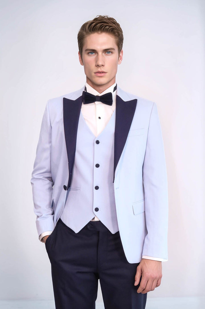 Costume de mariage bleu doux - Wessi
