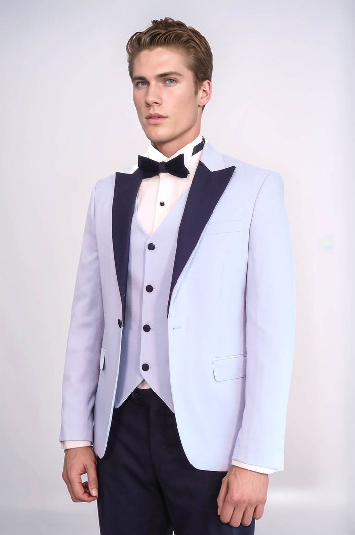 Costume de mariage bleu doux - Wessi