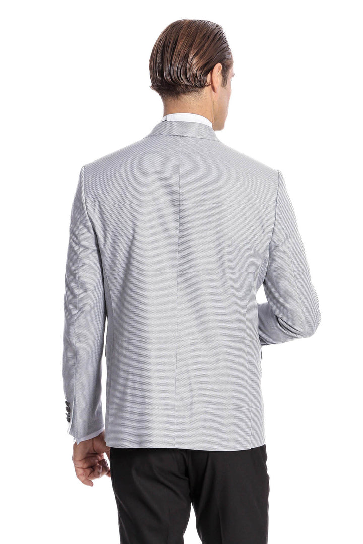 Esmoquin gris con estampado de lunares - Wessi