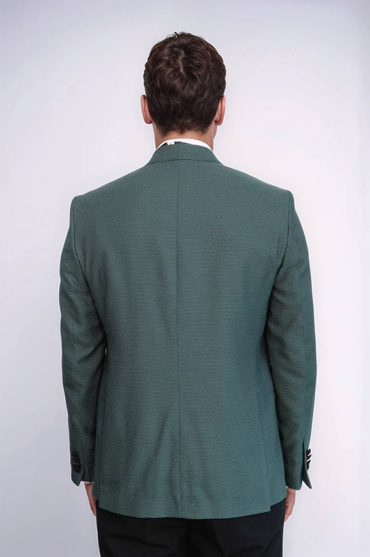 Smoking con risvolto modellato verde | Wess