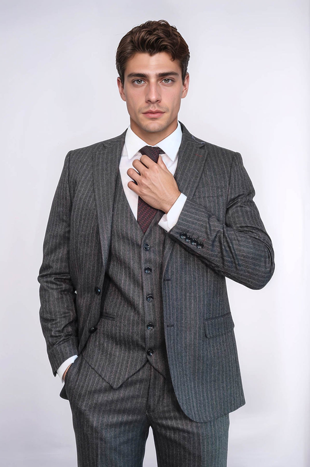 Rayas Traje Negro Con Cuadros Blancos Los Seis Tipos De Traje Que