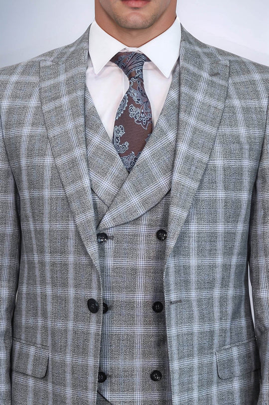 Abito grigio doppiopetto | Wess