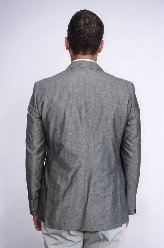 Traje gris con chaleco - Wessi