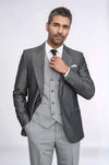 Grey Vested Suit  - Wessi