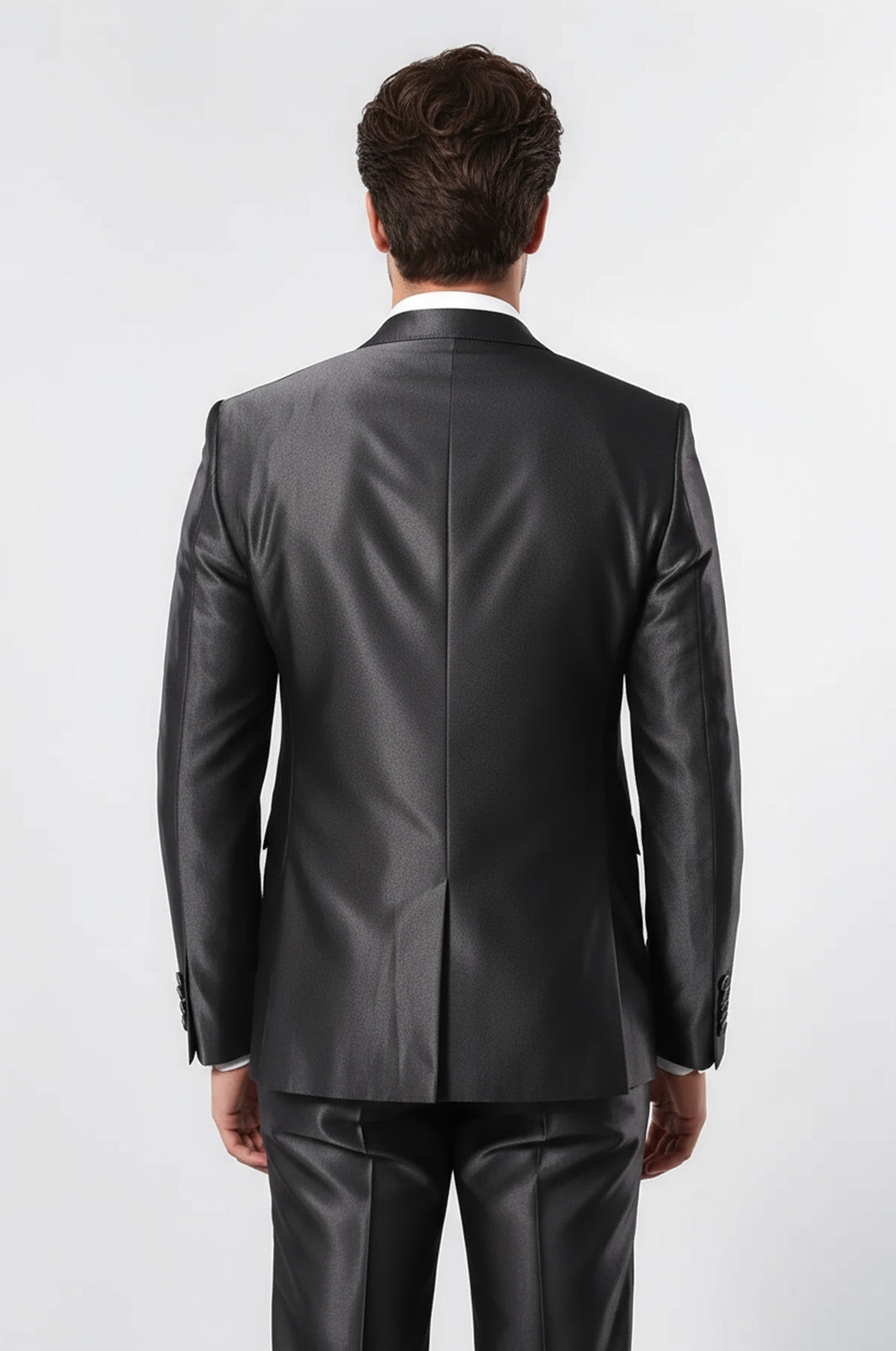 Shiny Smoked Men's Suit - Wessi